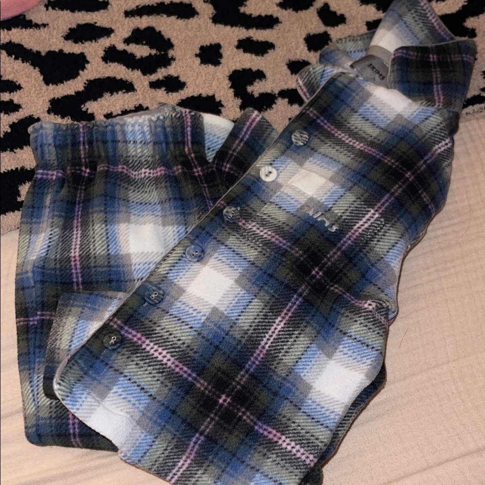 Skims Plaid Kids Pajamas